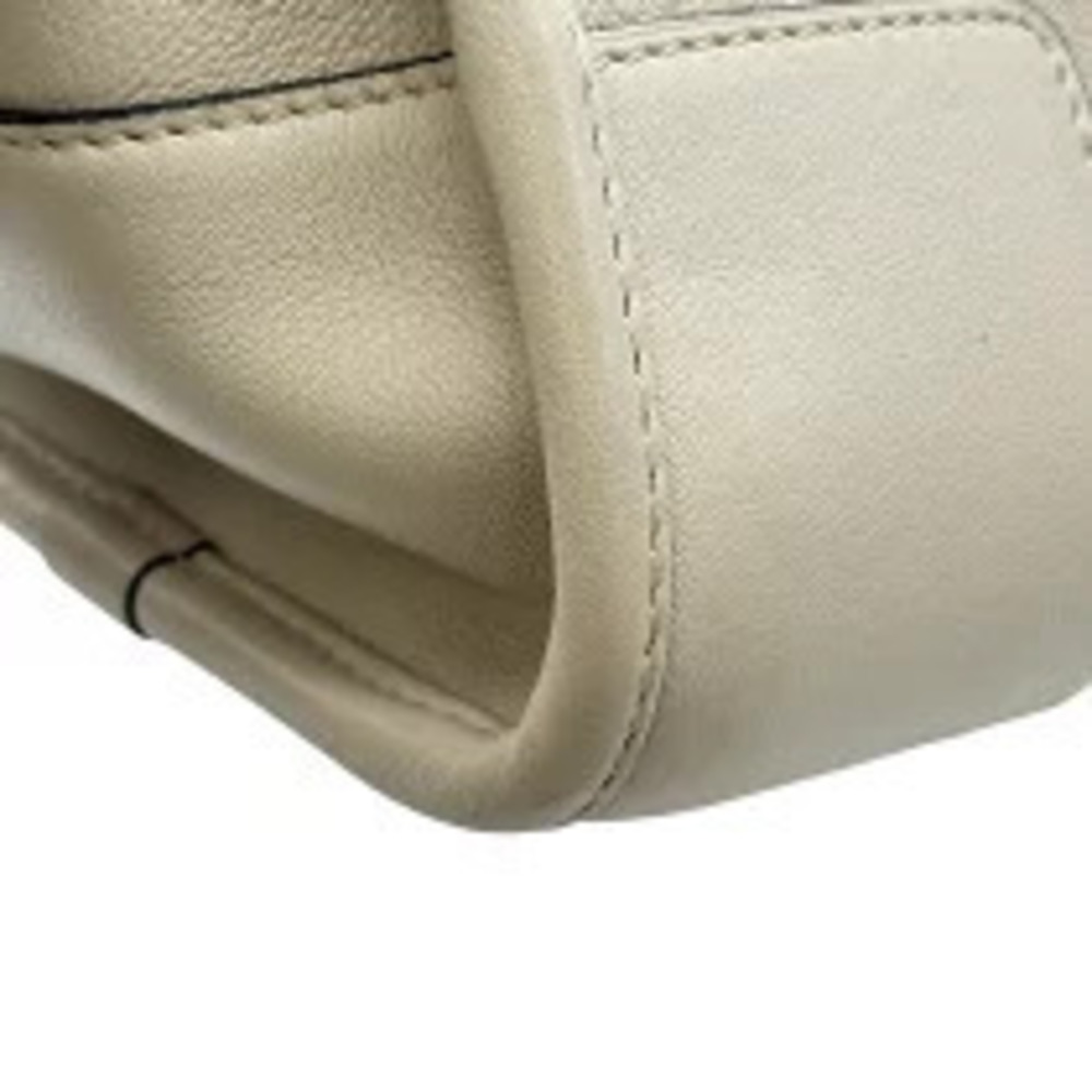 Loewe Amazona Beige Cream Calfskin Shoulder Bag - Picture 9 of 13